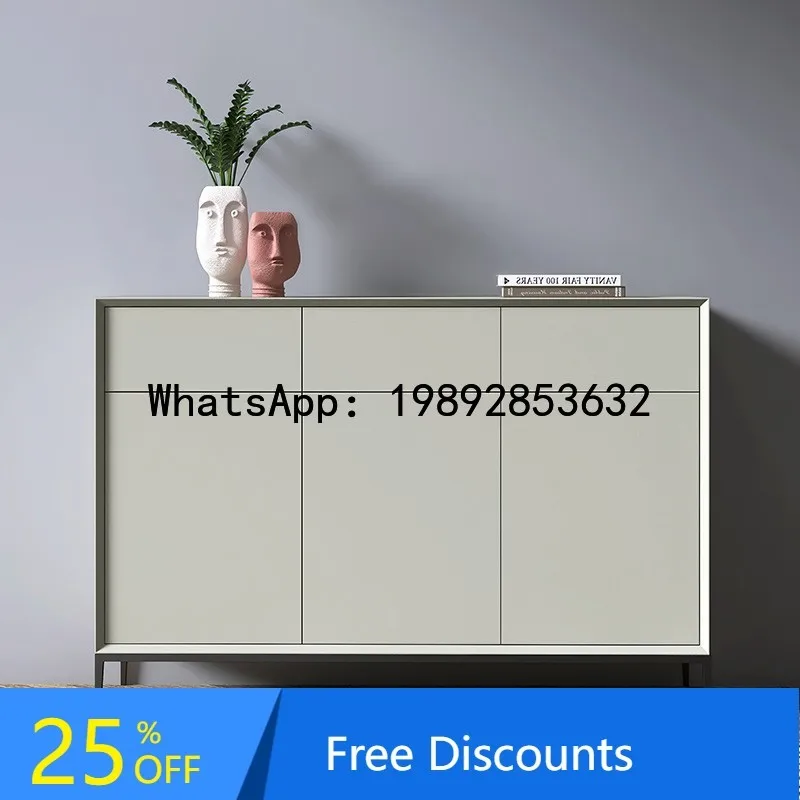 

A1 Minimalist Shoe Cabinet Lacquer Home Entrance Hallway Multi-Functional Multi-Layer Storage Cabinet Modern Simple Cabinet