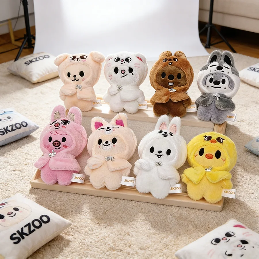 Nouveau SKZOO Stray enfants en peluche poupée porte-clés mignon Animal poupée pendentif en peluche jouet sac pendentif enfants Festival cadeau