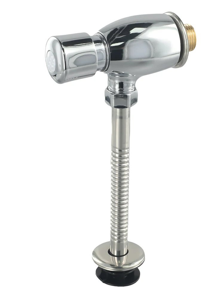 Bathrooms Urinal Flush Valve Button Type Hand Press Hardness Large Round Belly Manual Delay Alloy Automatic Shutoff Attachments