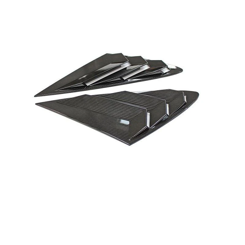 

For Hyundai Sonata 2020-2024 Car Rear Window Louver Trim Cover Triangular Shell Shutter Accessory Aftermarket