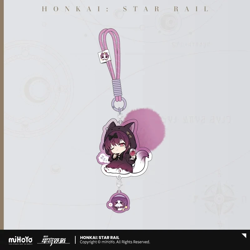 [Pre-sale] Official miHoYo/Honkai: StarRail Licensed Girls' Dorm Series Game Merchandise: Chibi Acrylic Keychains, Accessories