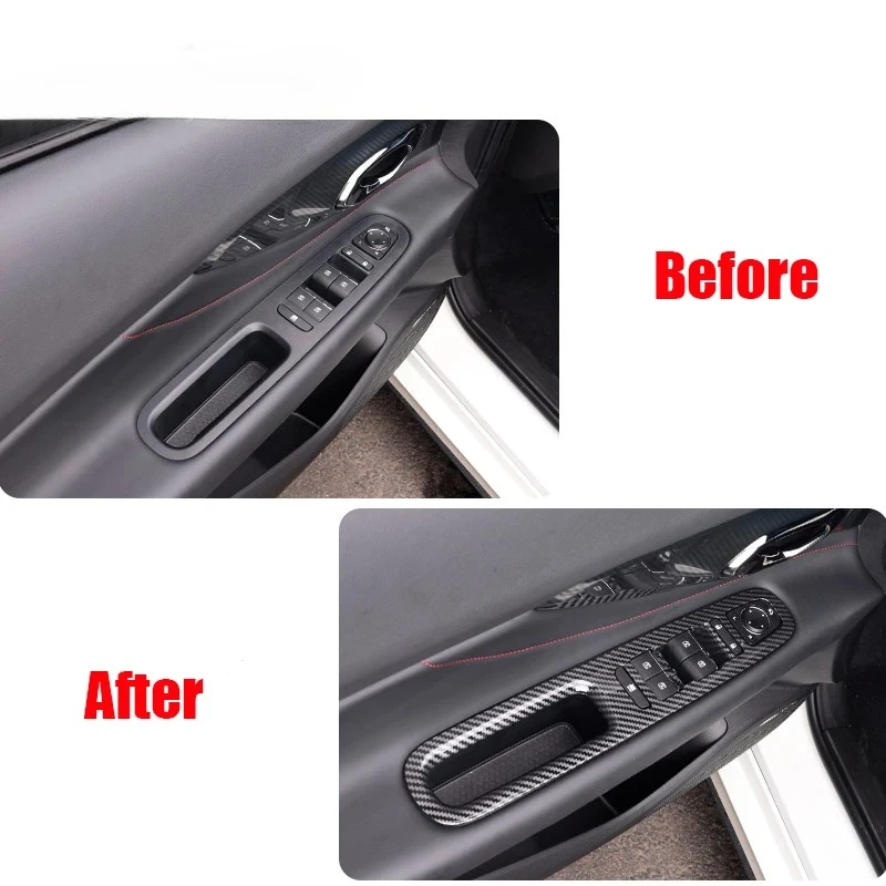 ABS Window Switch Cover Trim For GAC Empow 2024 2025 Dodge Attitude GT Door Armrest Decor