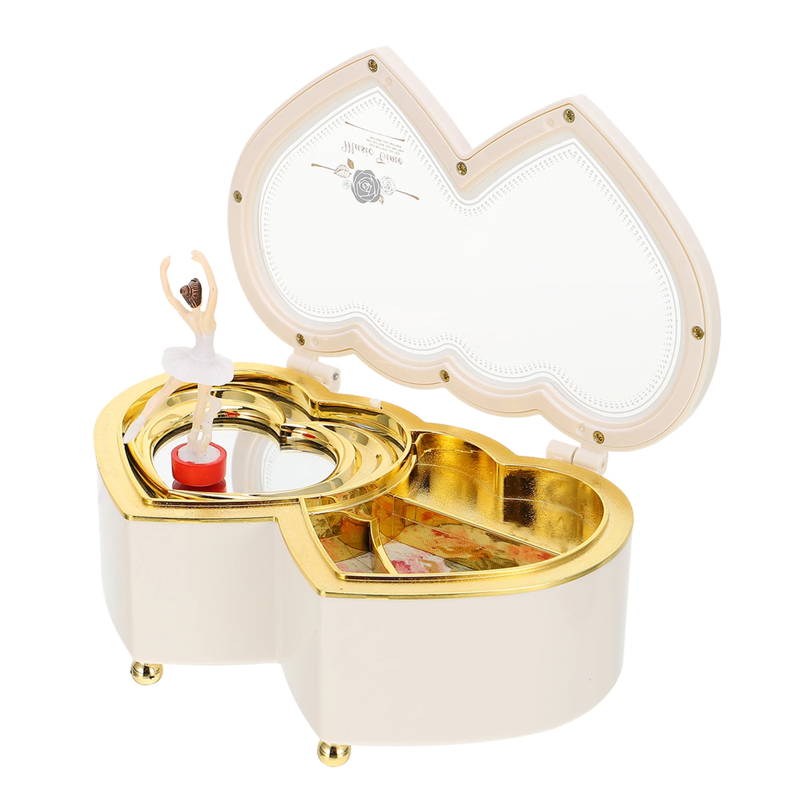 

Heart Shaped Music Box Melody Box Ballerina Music Box Music Box Gift Desktop Music Box