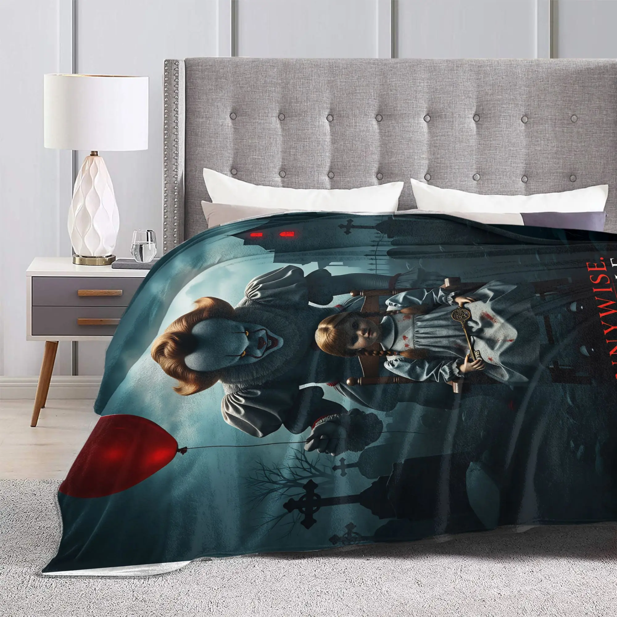 تكنولوجيا المعلومات مرحبا بكم في ديري 2025 الفانيلا البطانيات لينة رمي بطانية لغرفة النوم السفر مكتب الجدة المفرش أريكة غطاء سرير