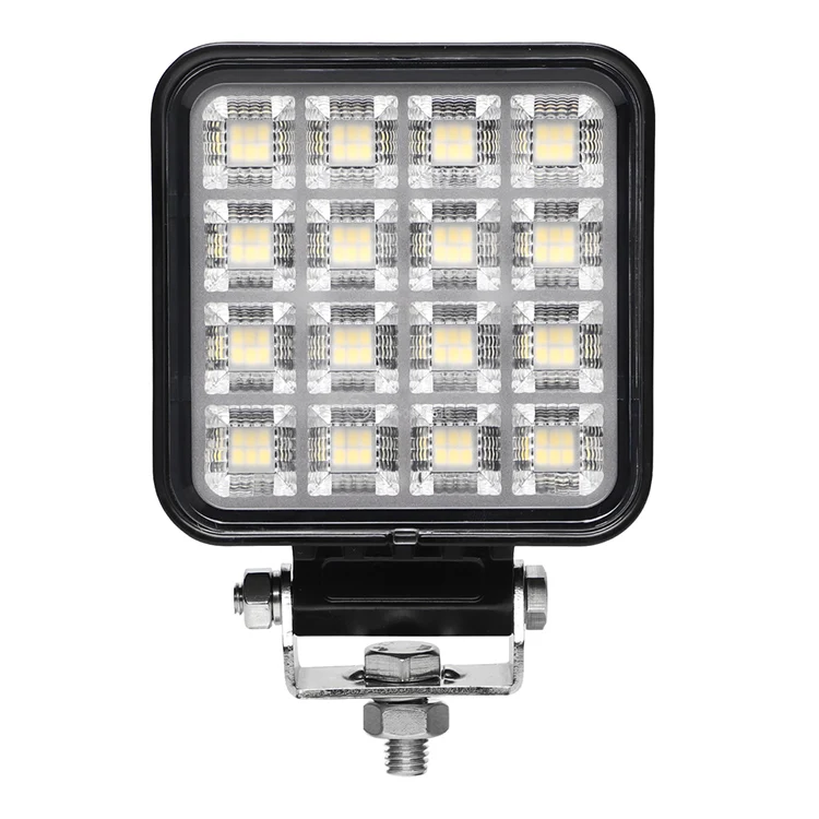 

Wide 240 Degree Angle 6000K Heavy Machinery Long Spot Tractor For Forklift UTV ATV 96W LED Work Light Square