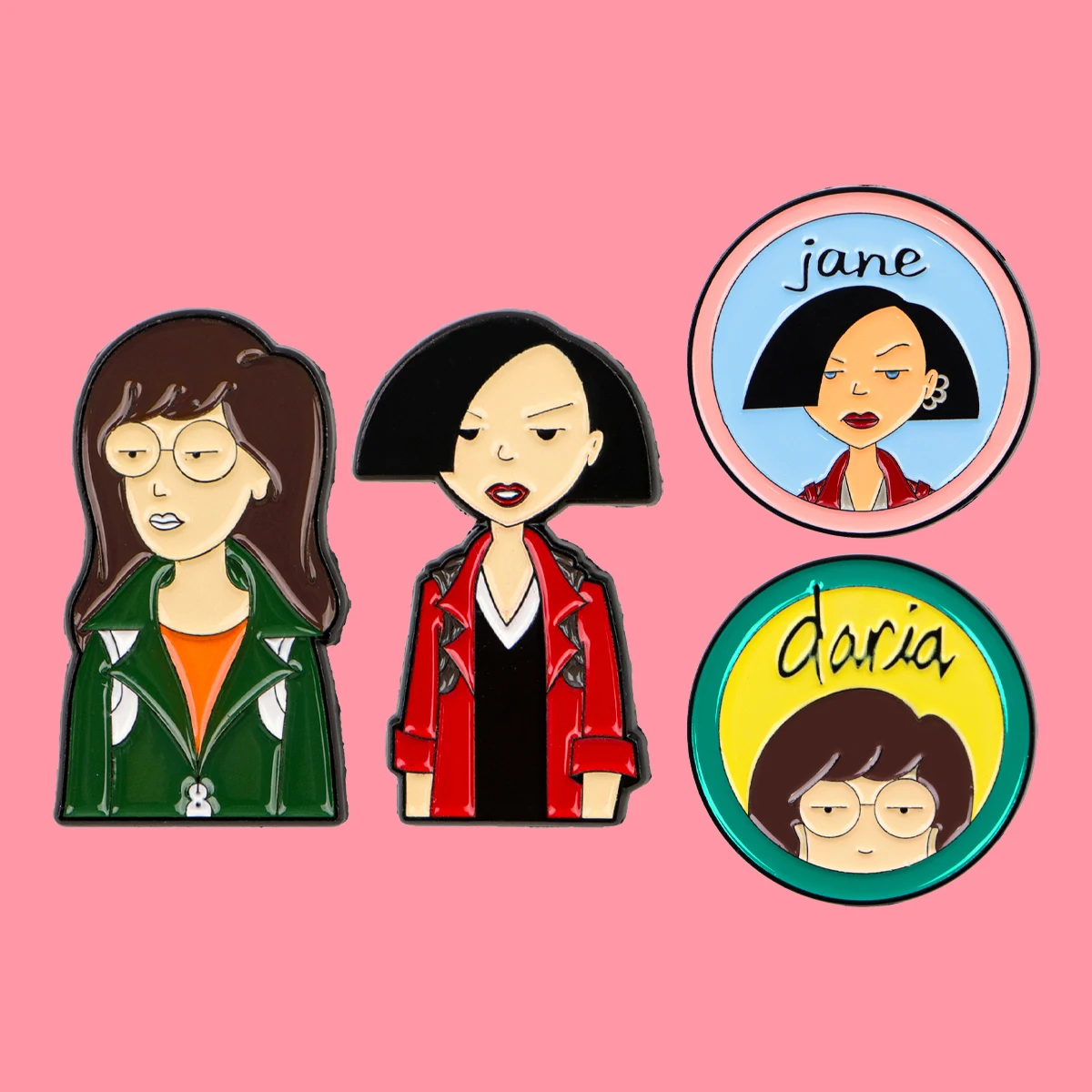 Pin esmaltado de dibujos animados para niñas, broche de Anime genial, insignia en mochila, ropa, Pin de solapa, accesorios de disfraz, regalo de joyería de moda