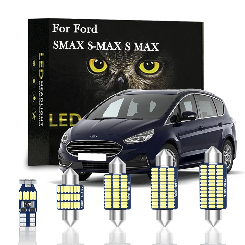 

Canbus For Ford SMAX WA6 S-MAX WA6 S MAX WA6 2006 2007 2008 2009 2016 2020 2021 Car Accessories Interior Lights LED Kit