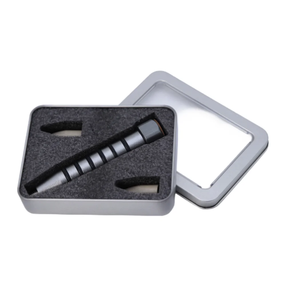 1Pc Adjustable Length Aluminum Car Dent Repair Percussion Pen With Rubber Anti Slip Ring For Auto Body Tap Down Tool