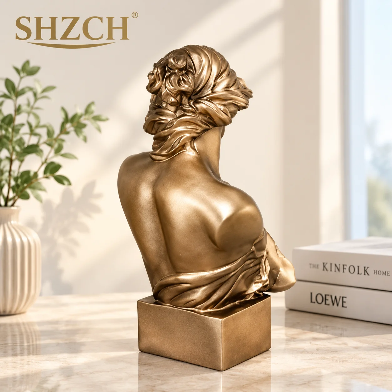 European Style Sculpture Resin Figure Artwork Ornament Home Decoration Living Room TV Wine Cabinet Decoration Club Crafts