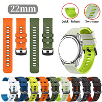 22mm Soft Silicone Strap For Tic Watch Pro3 Ultra/LTE Replacement Strap Pro 2020 2021 E2 S2 GTX GTK GTH2 Smart Watch Accessories