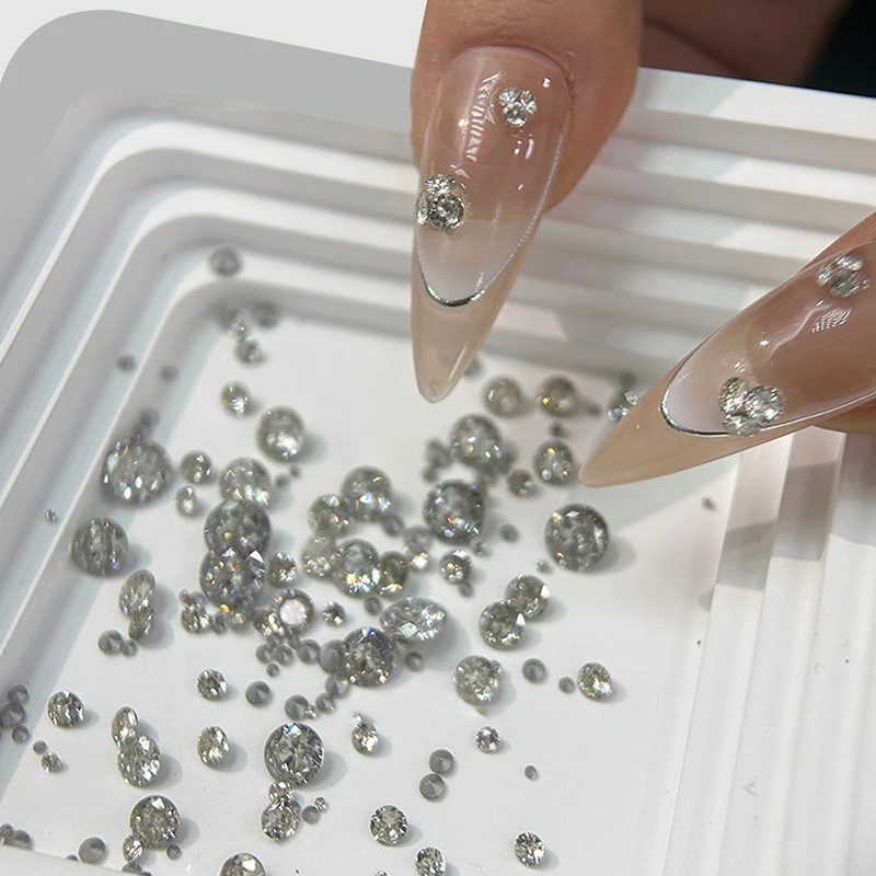 

5/10/20/50/100 шт., стразы для ногтей, художественные украшения, блестящие хрустальные камни, драгоценные камни, маникюр для одежды, дизайн ногтей