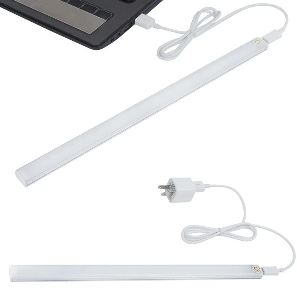 اللمس يعتم ضوء الليل USB Led مصباح للسلالم خزانة خزانة خزانة درج محس حركة ضوء بار الأبيض