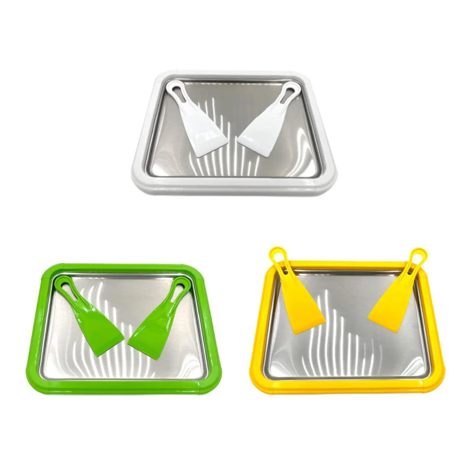 Ice Cream Pan Sorbet Kitchenware Sweet Dessert Plate Ice Cream Cold Plate