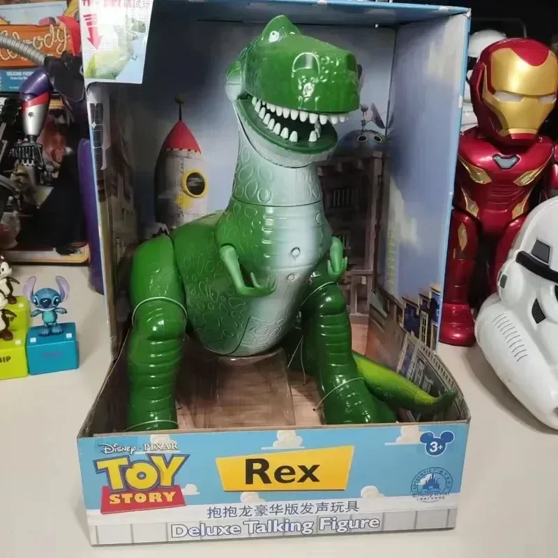 New Disney Toy Story 4 Rex The Green Dinosaur Pvc Action Figures Model Dolls Legs Can Move Collection Toys For Children Gifts