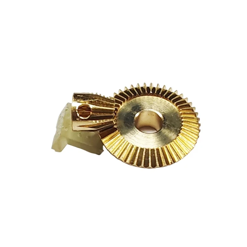 For 0.5 Mode Bevel Gear 15/45 Teeth 20/40 Teeth 2/3 Times Reduction Ratio 90 Degrees Right Angle Transmission Metal Bevel Gear