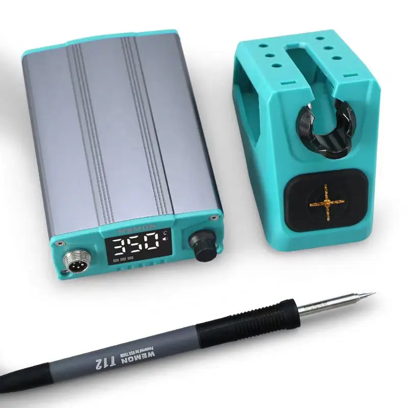 

WEMON T12Pro Smart Soldering Station Rapid Heating Melt Solder Multi-Color Design Smart Mode Switching with T12 Heating Core