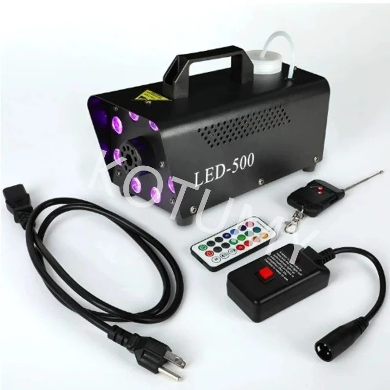LED 500W Halloween Smoke Machine Wedding Ktv Private Room Smoke Machine Stage Lighting