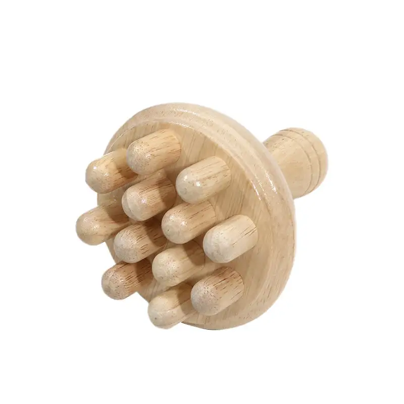 

Wooden Massage Comb Muscle Relax Scraping Tool Whole Body Meridian Solid Wood Rolling Bar Therapy Massager Accessory