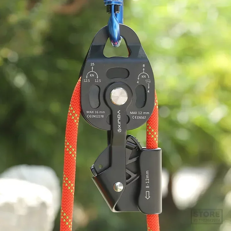 XINDA Top Quality Professional Lift Weight Pulley Device Rescue Survive Gear outdoor rock climb high altitude Heavy transport