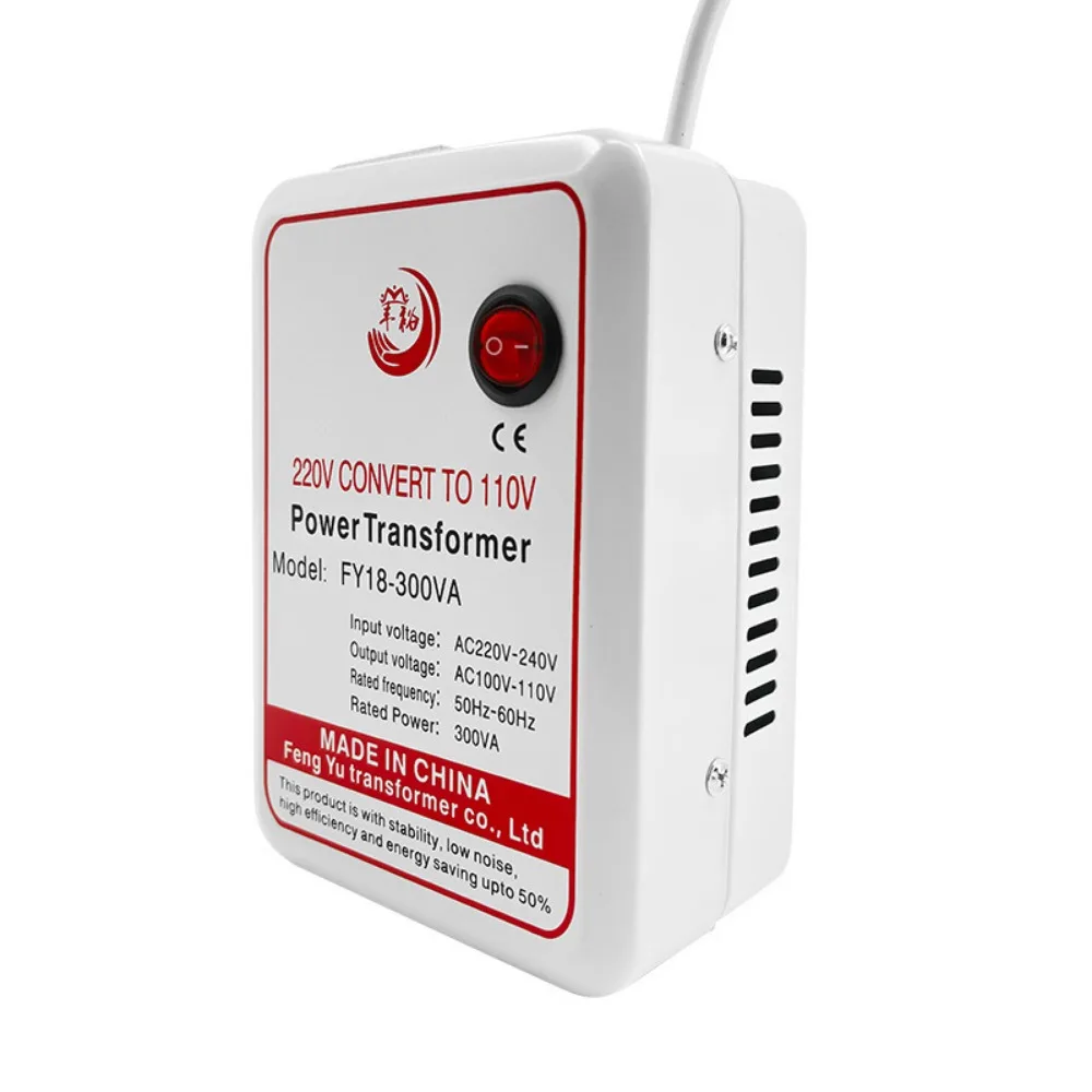 Household 220V To 110V Voltage Transformer 300W Power Converter