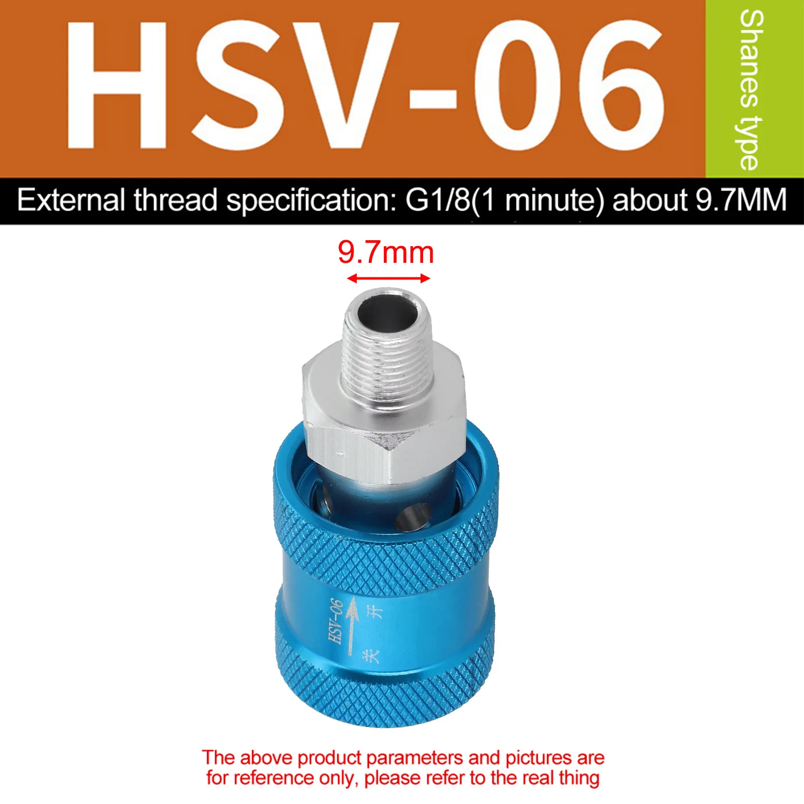 Air Flow Control Flow Control Manual Switch HSV-06 Slide Valve Flexible Connection Thread One-way Valve Sensitive Sliding