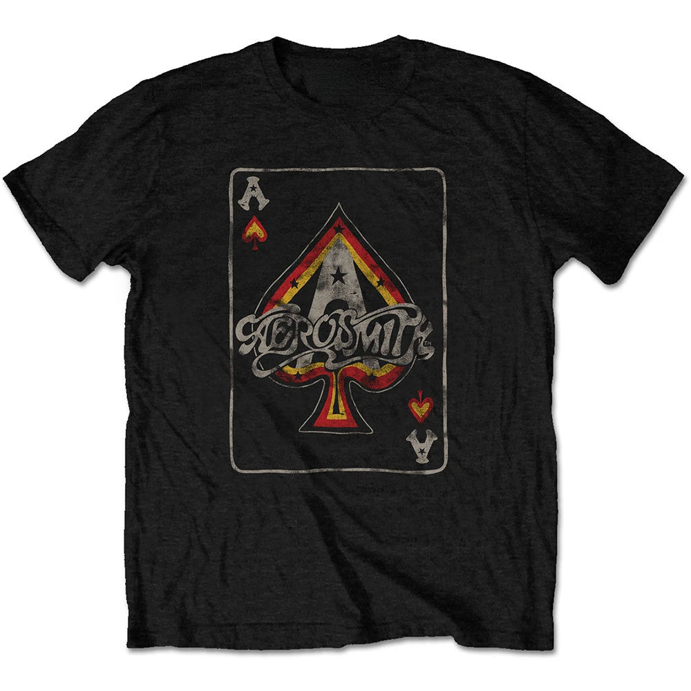 Camiseta de la banda Ace Aerosmith, camiseta gráfica de algodón para hombres y mujeres, ropa de calle de verano
