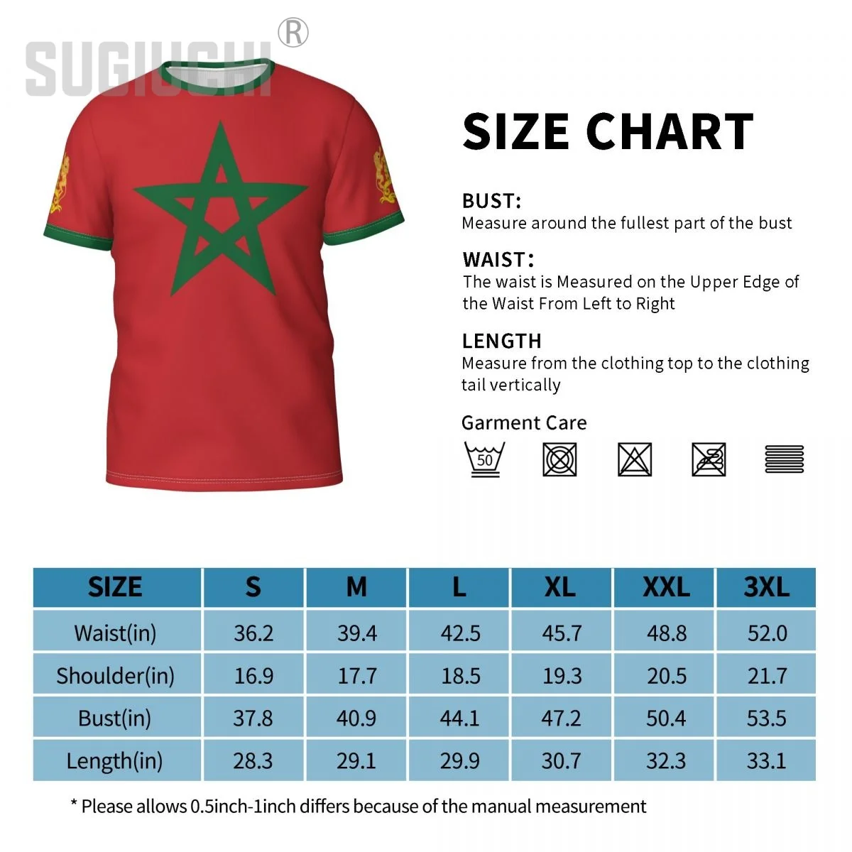 Custom Name Number Morocco Flag Emblem 3D T-shirts Clothes For Men Women Tees Soccer Football Fans Gift T shirt