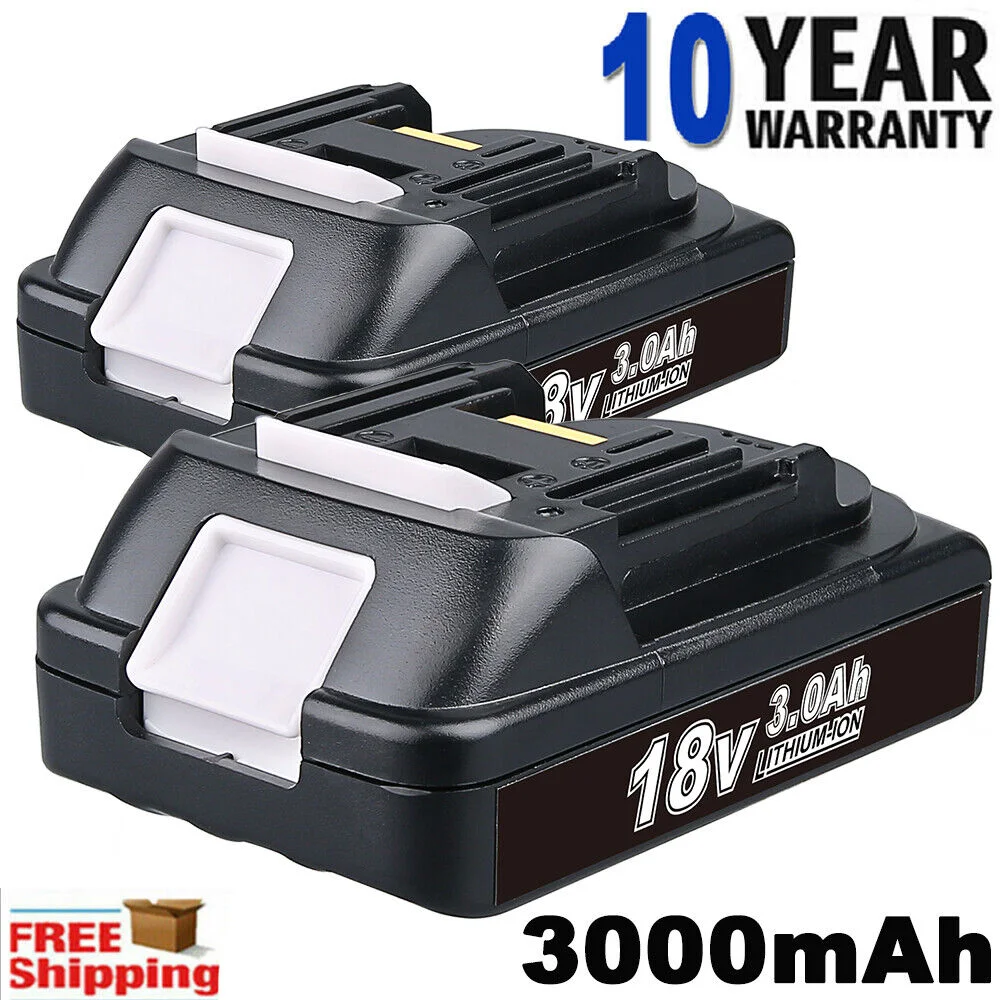 18V 3.0Ah Li-Ion Battery for Makita BL1815 battery BL1830 BL1850 BL1860 LXT400 194205-3 Cordless Power Tools Battery