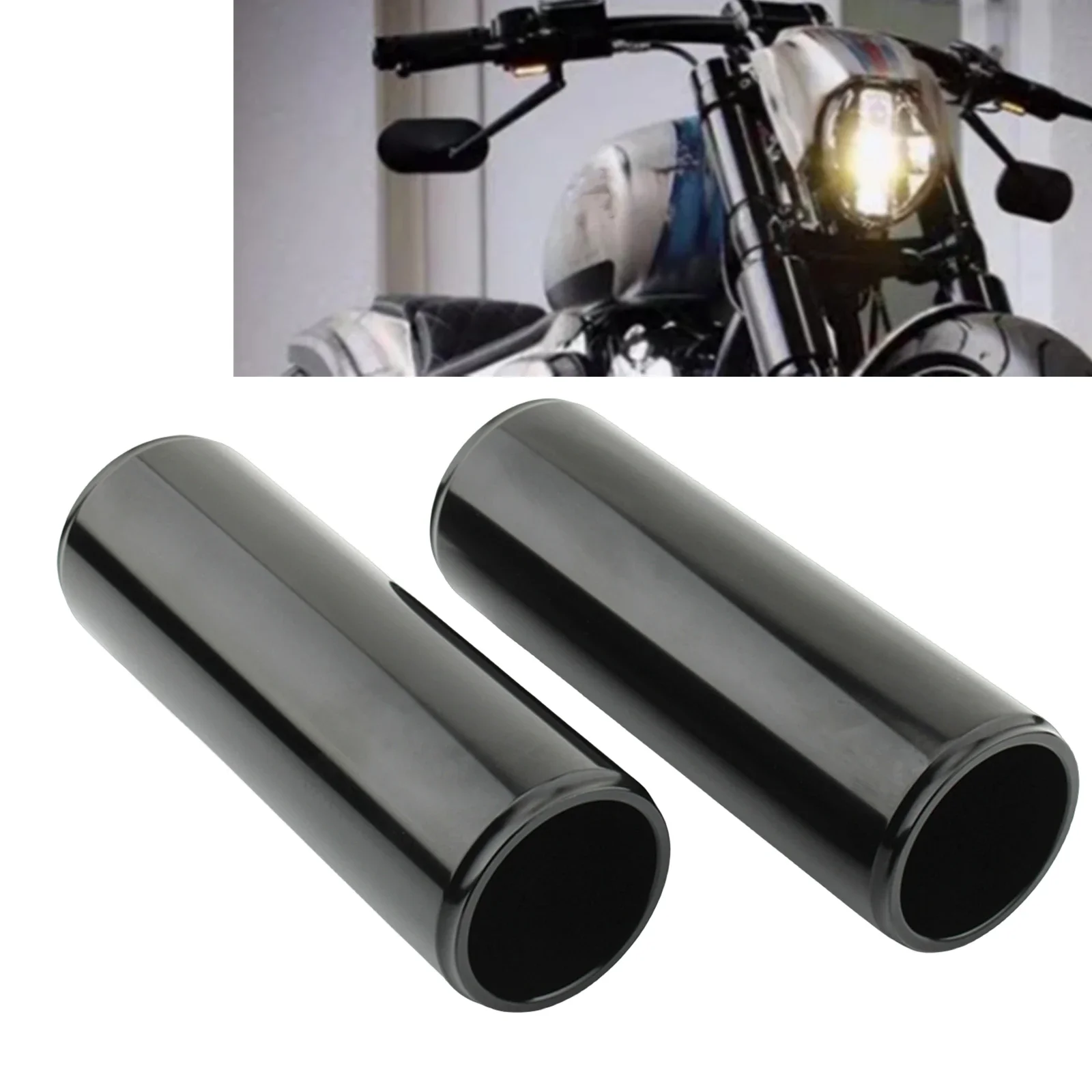 

Pop 178mm Motorcycle Front Upper Fork Shock Absorber Guard Cover Tubes For Harley-Davidson Breakout FXSB 2013-2017