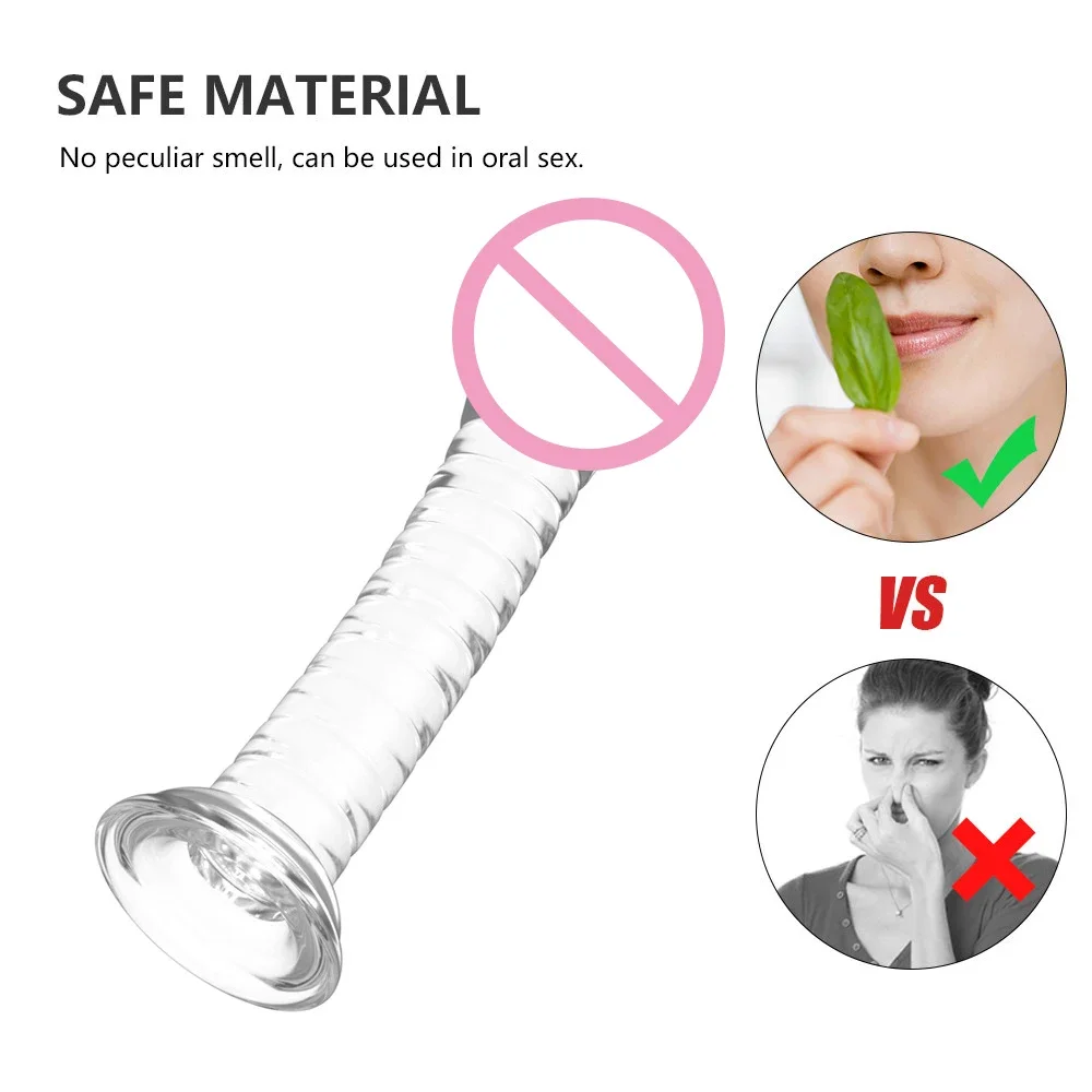 4Size Realistic Dildos Women No Vibrator Sex Toys For Couples Crystal Jelly Mini Penis Vagina Anal Butt Plug Female Masturbation