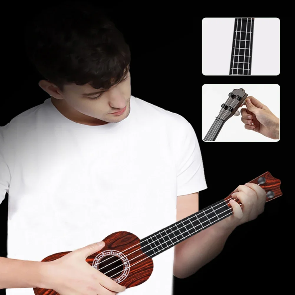 41/25cm dzieci Ukulele gitara dla dzieci może być używany do gry na podstawowych instrumentach z wiosłami symulującymi prezenty świąteczne zabawki muzyczne
