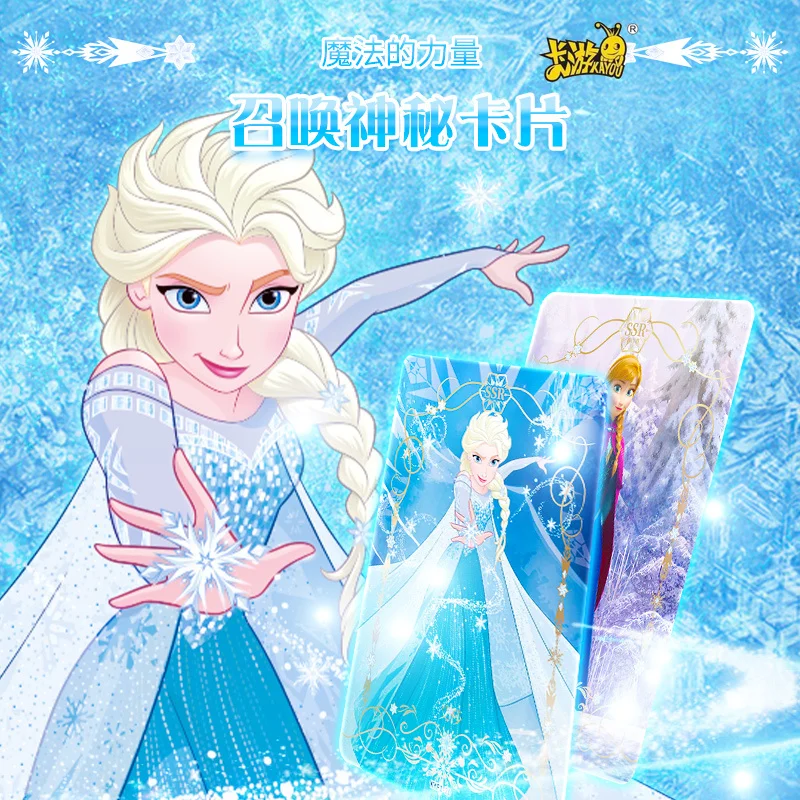 KAYOU Frozen TCG Premium Deck met Elsa & Anna |   Officieel Disney-handelskaartspel voor kindercollectie |   Hot Anime cadeauset 2024