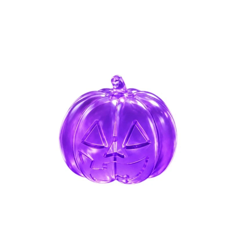 Kürbis-Quetschspielzeug aus transparentem Gel, Halloween-Atmosphäre, heilendes, belüftendes, stressabbauendes Spielzeug, 4,5 cm, TPR-Spielzeug