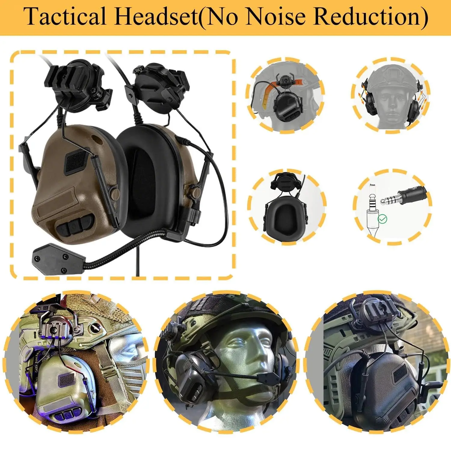Juego funda camuflaje casco táctico Airsoft rápido PJ GPNVG-18 L4G24 - imagen 2