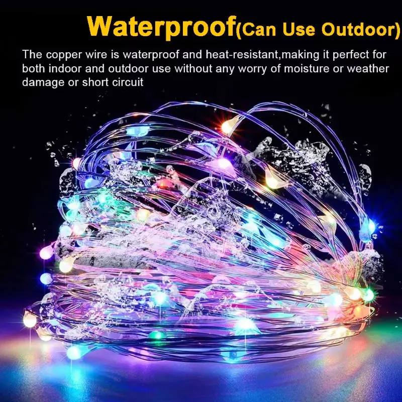 32M 300LED Solar LED String Lights Outdoor Waterproof Festoon Garden Decor Christmas Fairy Garland String Lights