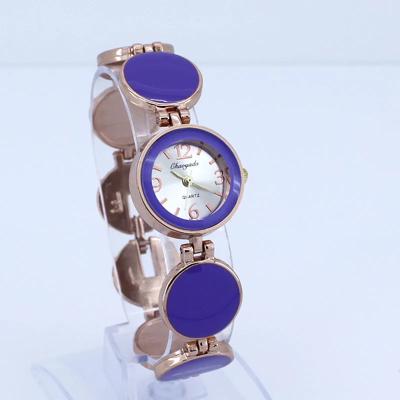 여성용 라운드 다이얼 팔찌 시계, Mujor 쿼츠 손목시계, 여성용 패션, 캐주얼 디자인, 핫 세일