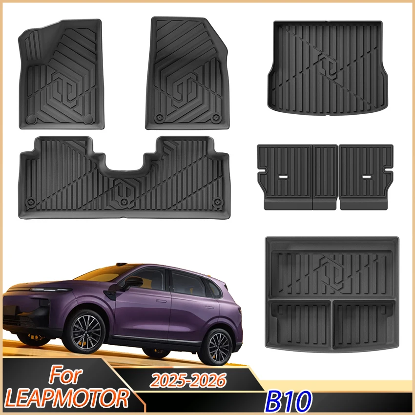 

Car Floor Mats Cargo Liner For LEAPMOTOR B10 2025 2026 TPE All Weather Protection Floor Liners Car Accessories Body Kit Tuning