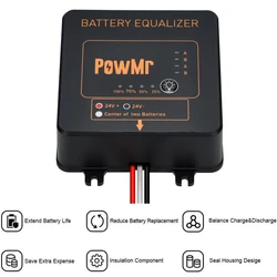 24V Battery Equalizer Battery Balancer Recharger Controller For Flood/AGM Gel LeadAcid Battery Pack System Voltage Equalizer