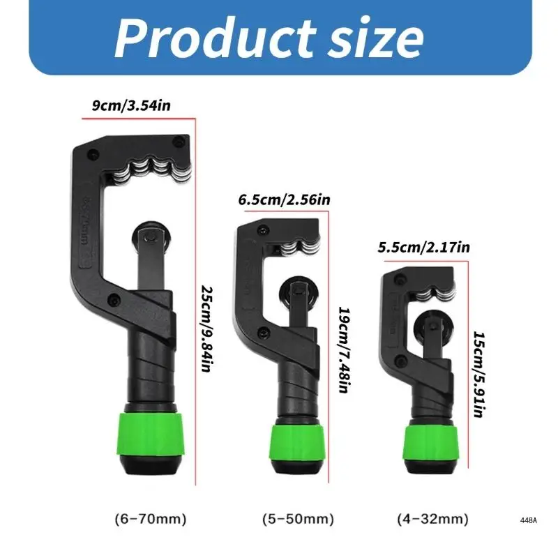 Buizensnijder Pijpsnijder Buizensnijder voor metalen buizen Pijp 4-32/5-50/6-70mm