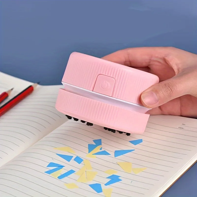 مكنسة مكتبية، منظف ورق مطاطي منزلي صغير الحجم، مستلزمات الطلاب المحمولة، مستلزمات مكتبية، صندوق تخزين مكتبي