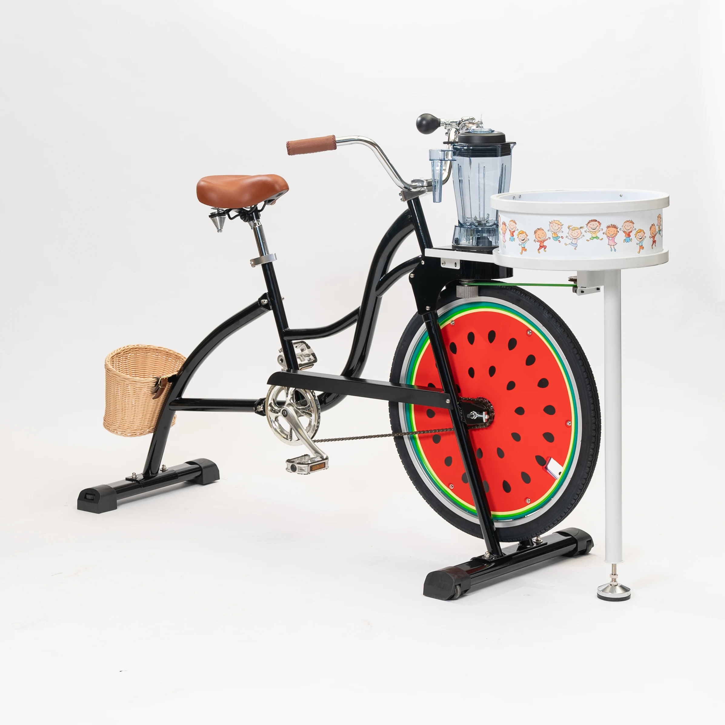 

ATV&UTVEXI Aluminum Alloy Spinoing Art Bike for Adults-Smoothies Blender Pedal Power Bike for Party School&juice Shop