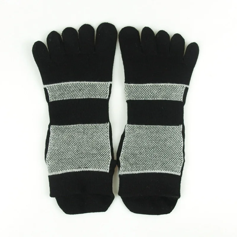 3 Pairs Sport Non-slip Socks Short 5 Fingers Ankle Grip Socks Floor Sports Trampoline Fitness Pilates Yoga Socks for Men Women