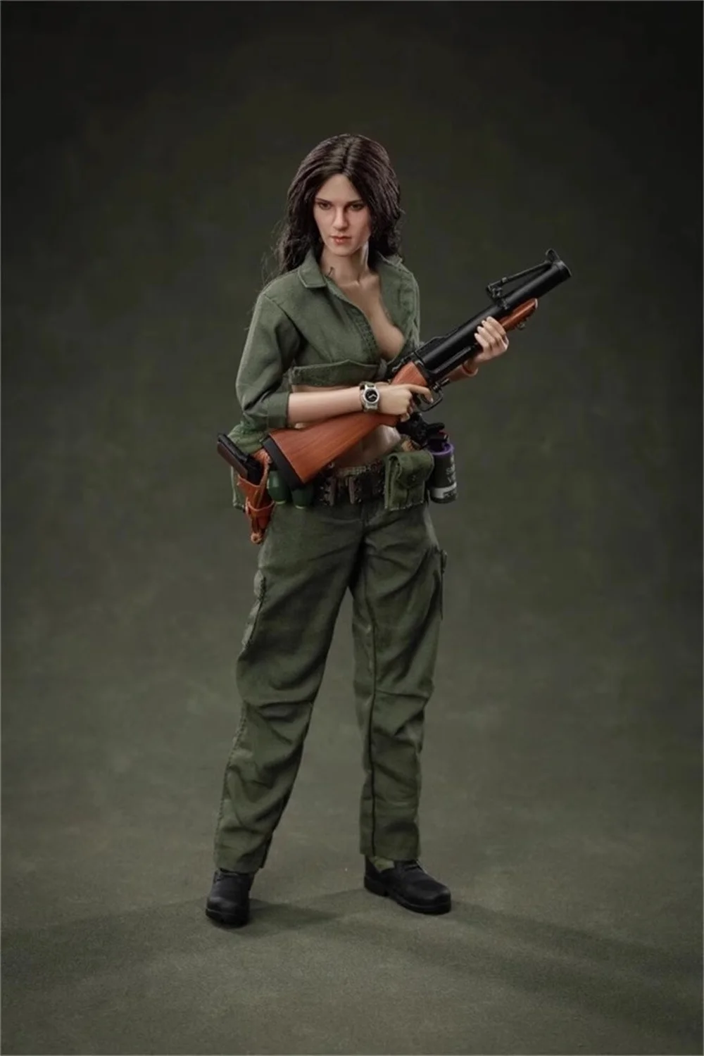 In Voorraad 1/6e Vrouwelijke Soldaat Vietnamoorlog Volledige Set Beweegbare Action Figure Speelgoed Model Cadeau Voor Fans Verzamelen