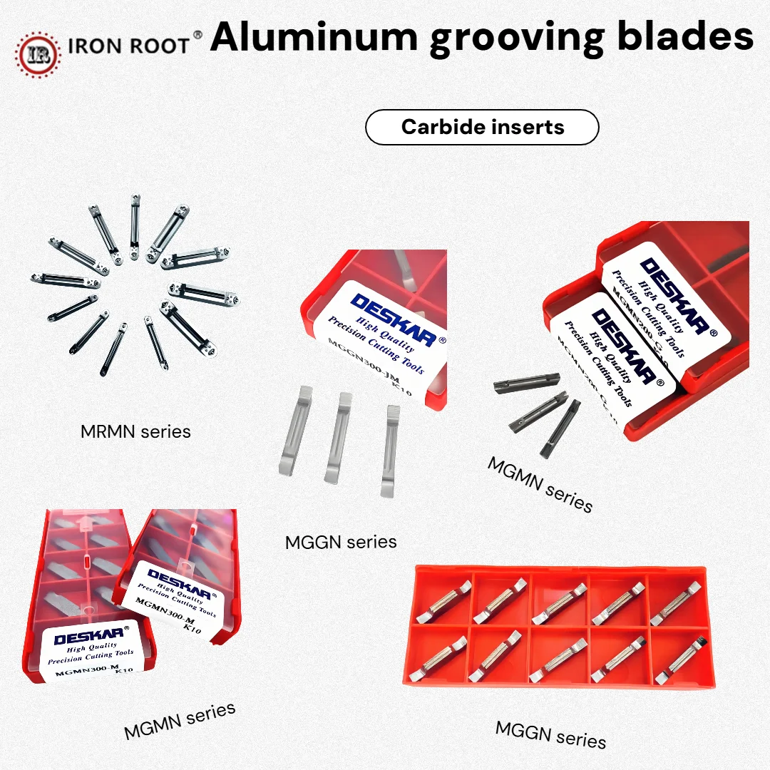 DESKAR Carbide Aluminum Inserts MGMNMRMN, MGGN 150-G 200-G, 250-G, 300-M, 400-M, 500-M K10 CNC Lathe Cutting Tools for MGEHR/L