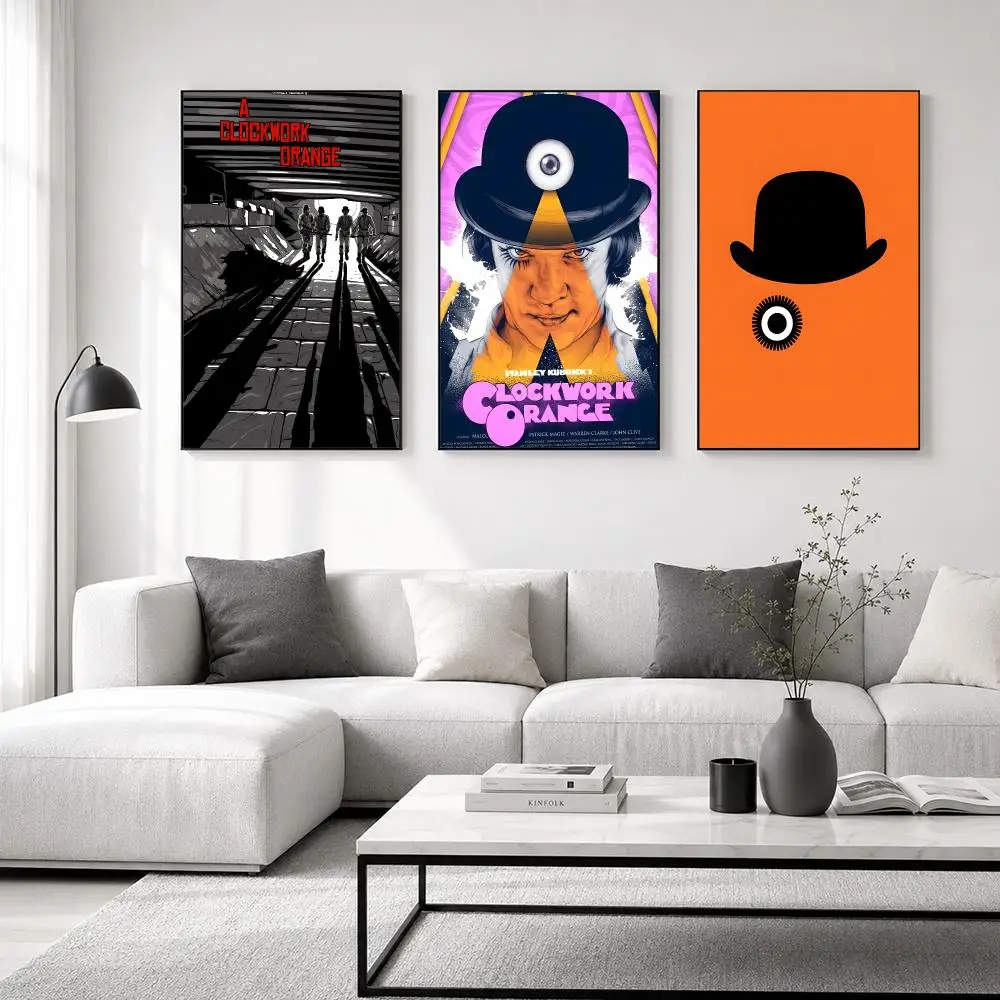 Movie A Clockwork Orange Poster High-definition  poster stickers, suitable for bedroom, living room, home decoration