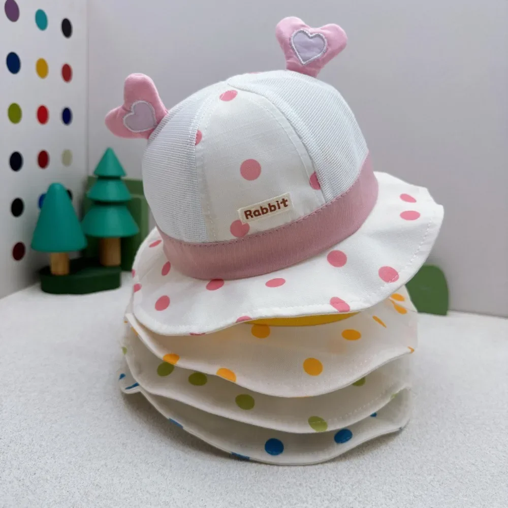 

New Children's Sun Protection Hat Outdoor Breathable Baby Hat Cartoon Net Hats