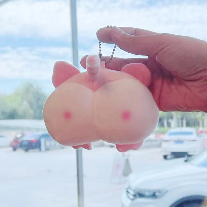 พวงกุญแจตุ๊กตาแมวคอร์กี้น่ารัก ตุ๊กตาขนนุ่ม ของเล่นตุ๊กตาขนาดเล็ก ของเล่นคลายเครียด