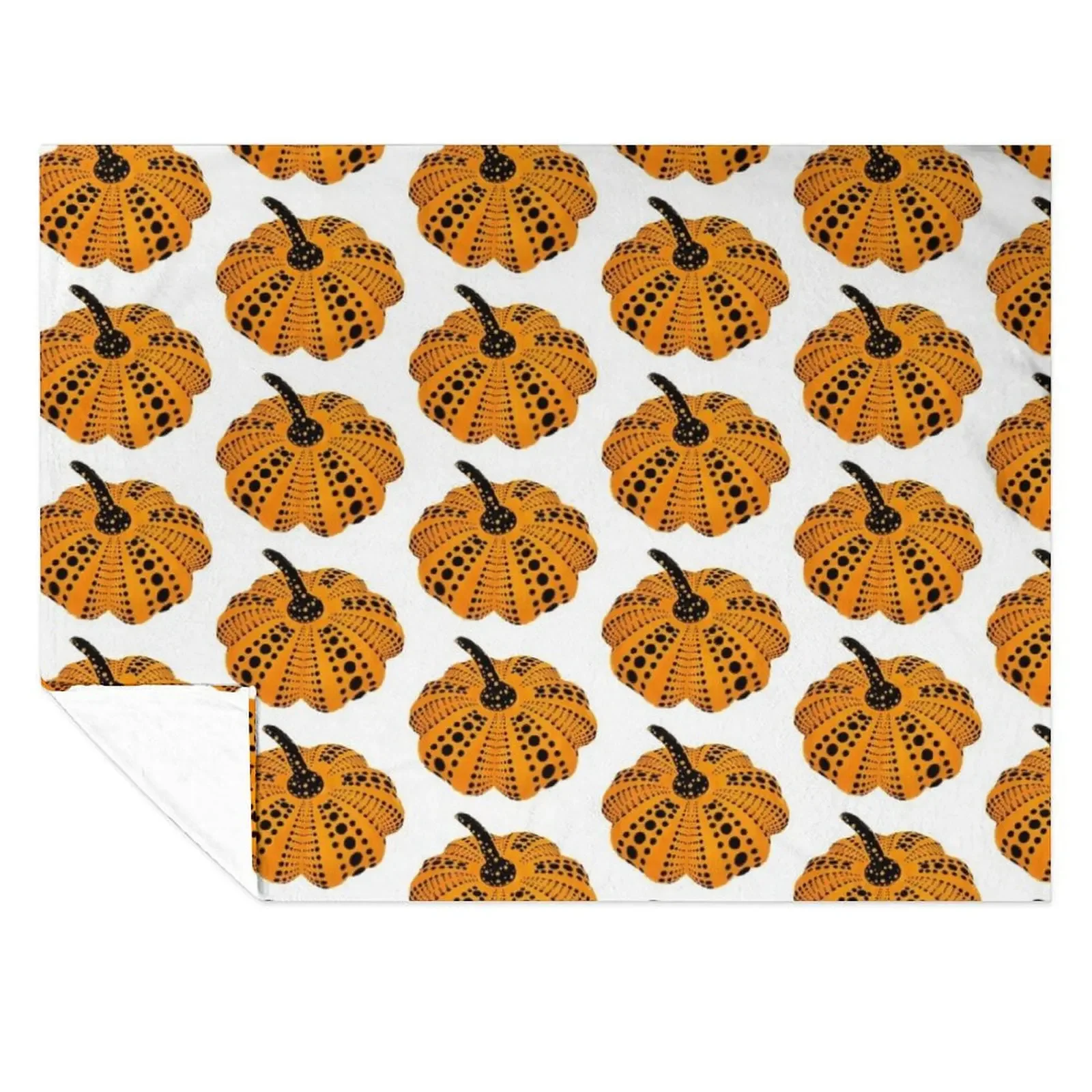 

Polka Dot Pumpkin Throw Blanket Decorative Throw Custom Tourist Decorative Sofas Blankets