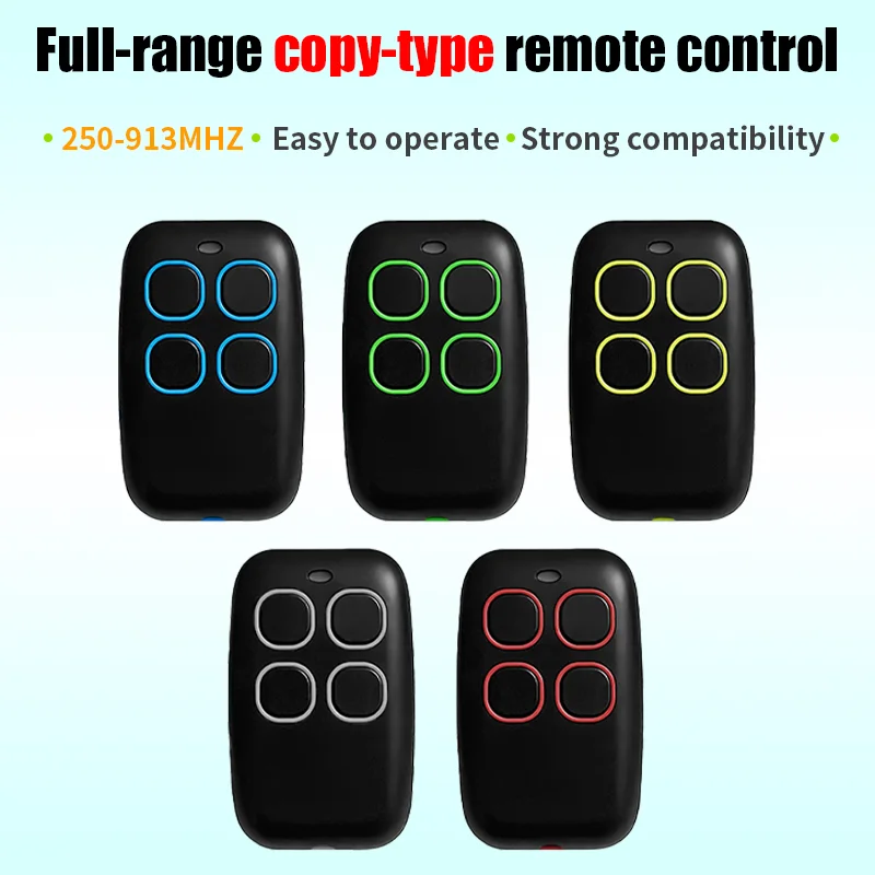 

Garage Door Remote Control Duplicator 433MHz 433.92MHz Code Grabber Clone Gate Key Fob Command Hand Transmitter