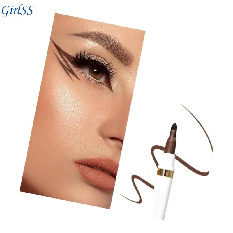 Płynne eyelinery do noszenia na cały dzień Wodoodporne, szybkoschnące, odporne na rozmazywanie, z cienką końcówką T4MB